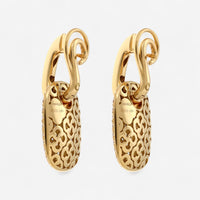 Crivelli 18K Yellow Gold Diamond Pave Drop Earrings E0071E - THE SOLIST