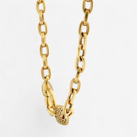 Crivelli 18K Yellow Gold Diamond Pave Station Link Necklace N0163E-17 - THE SOLIST