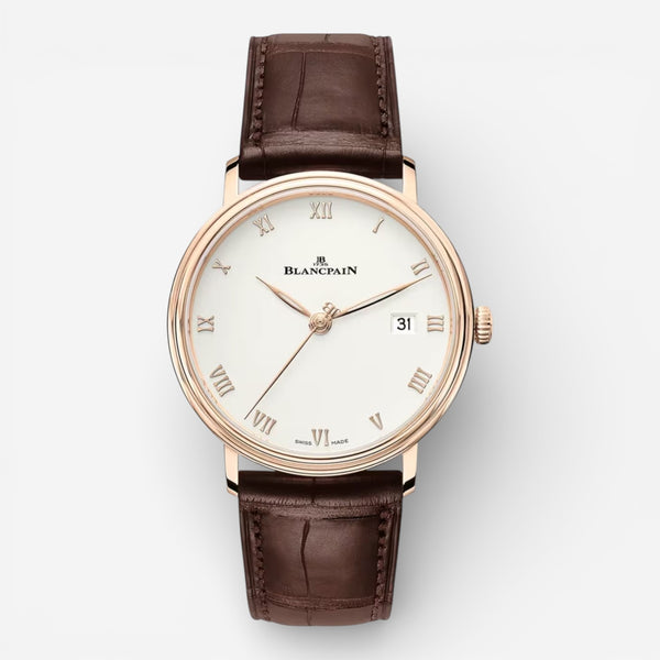 Blancpain Villeret Ultraplate 18K Rose Gold Automatic Men's Watch 6223-3642-55A - THE SOLIST