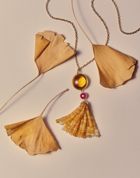 Goshwara Mischief 18K Yellow Gold Multi-Gemstone Pendant Necklace SP0017-02