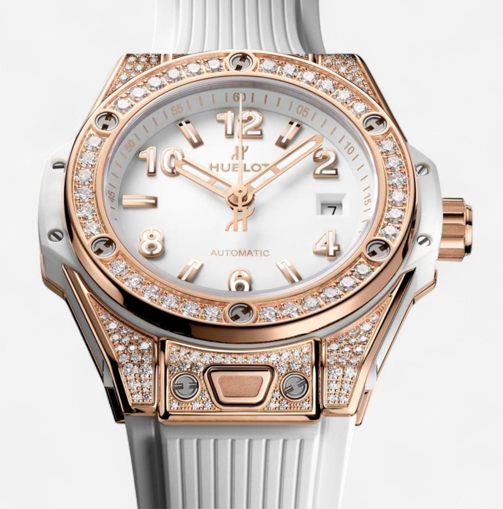 Hublot Big Bang One Click 18K Rose Gold Automatic Ladies Watch 485.OE.2080.RW.1604
