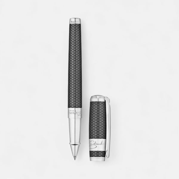 S.T. Dupont Line D Iron Man Grey Brass & Palladium Limited Edition Rollerball Pen 412707