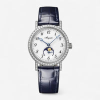Breguet Classique 18K White Gold Diamond Automatic Ladies Watch 9088BB/29/964/DD0D