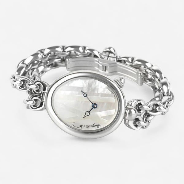 Breguet Reine De Naples Stainless Steel Automatic Ladies Watch 9807ST/5W/J50