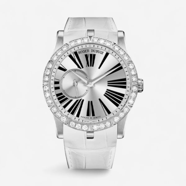 Roger Dubuis Excalibur 18K White Gold Diamond Automatic Men’s Watch DBEX0462
