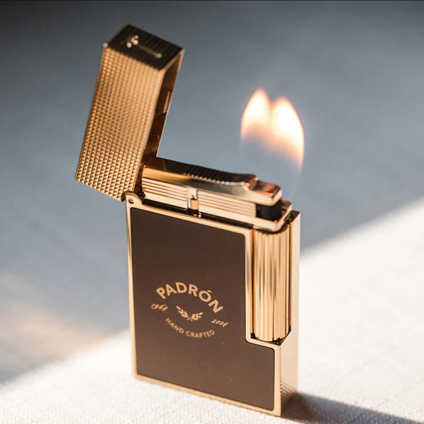 S.T. Dupont x Padrón Ligne 2 Limited Edition Brown Lacquered Lighter C16014