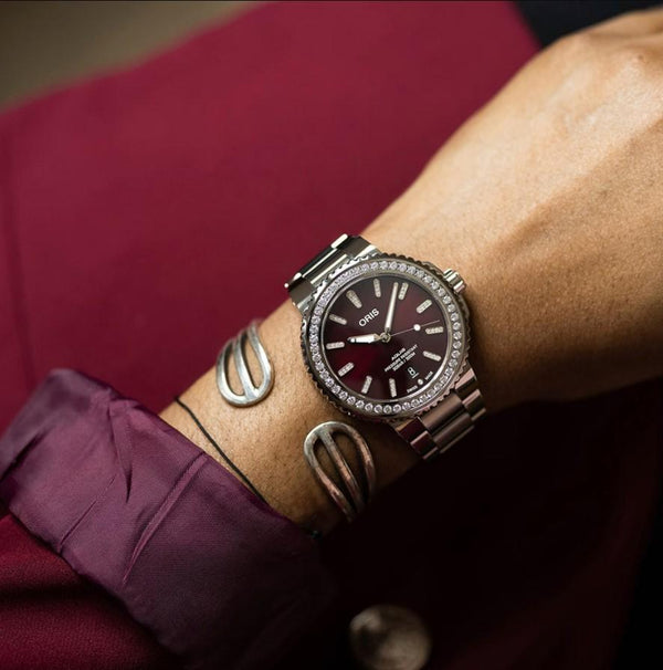 Oris Aquis Date Diamond Stainless Steel Automatic Unisex Watch 01-733-7766-4998