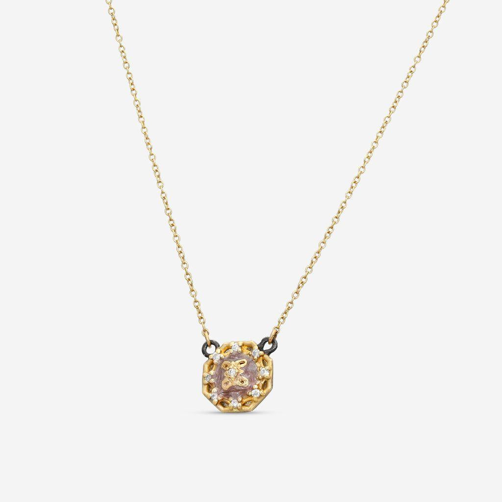 Armenta 18K Yellow Gold & Grey Sterling Silver Multi-Gemstone Necklace 20633