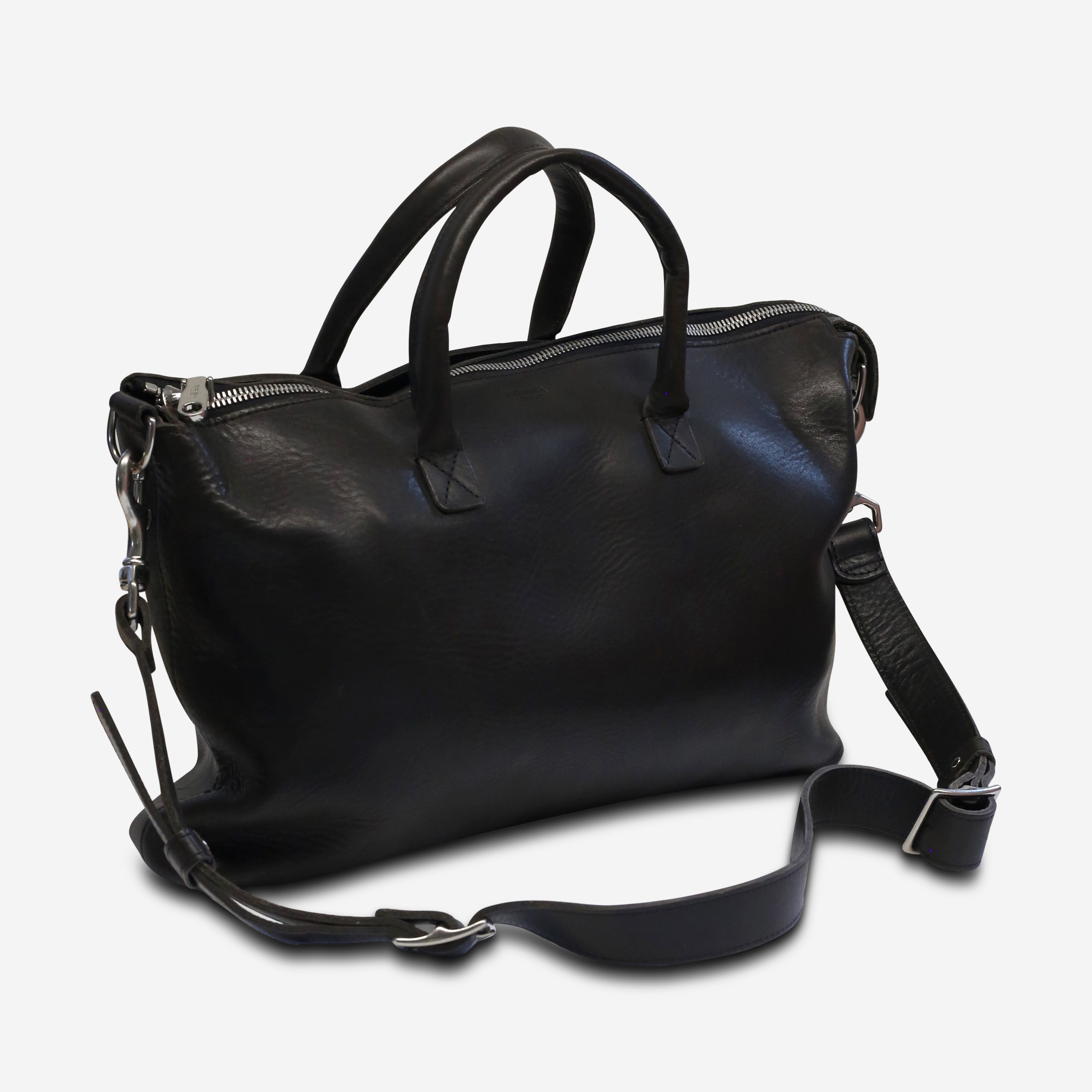 Shinola Utility Black Usa Heritage Leather Computer Brief 20242041-BL