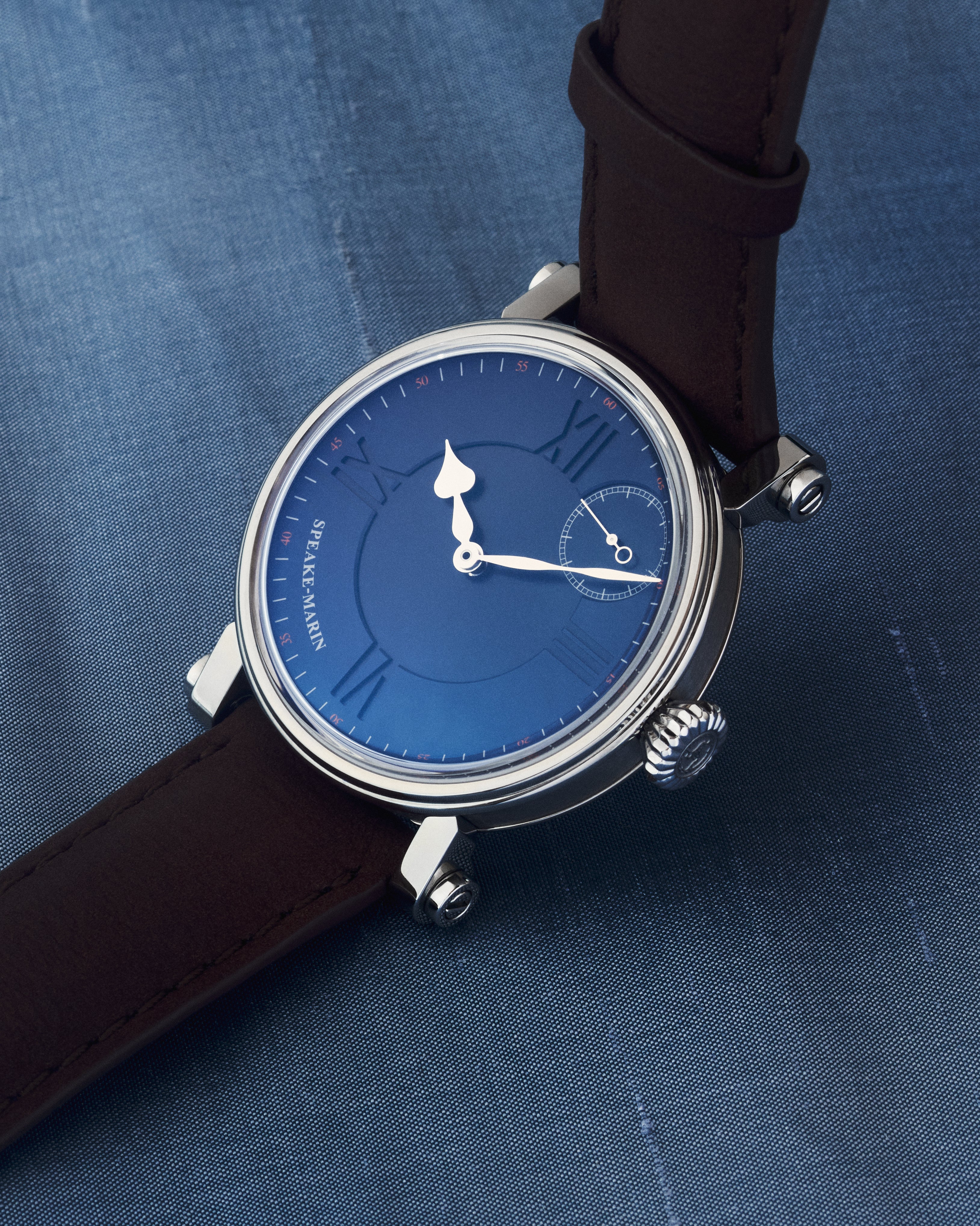 Speake-Marin One & Two Academic Titanium Limited Edition Automatic Men's Watch 413812010