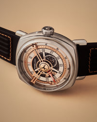 Rebellion Twenty-One Stainless Steel Automatic Men's Watch RB.21.GMT.ST.T04