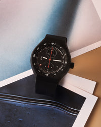 Porsche Monobloc Actuator GMT Chronograph Titanium Men's Automatic Watch 6030.6.01.007.05.2