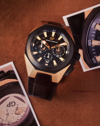 Girard-Perregaux Sea Hawk Chronograph 18K Rose Gold Automatic Men's Watch 49971-34-632-BB6C - THE SOLIST