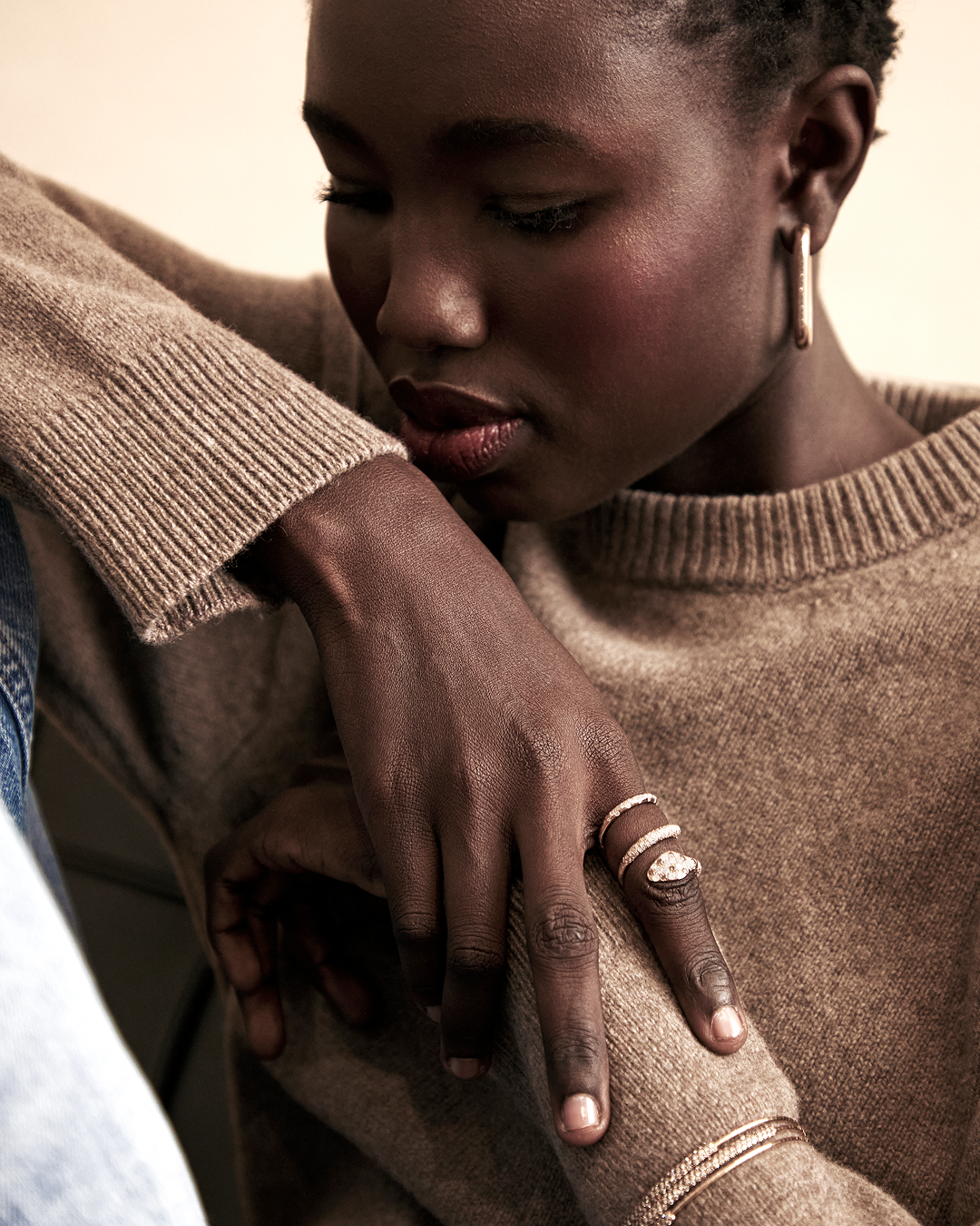 Crivelli Ricciolo Snake 18K Yellow Gold Diamond Ring Sz. 6 276-12439 - THE SOLIST