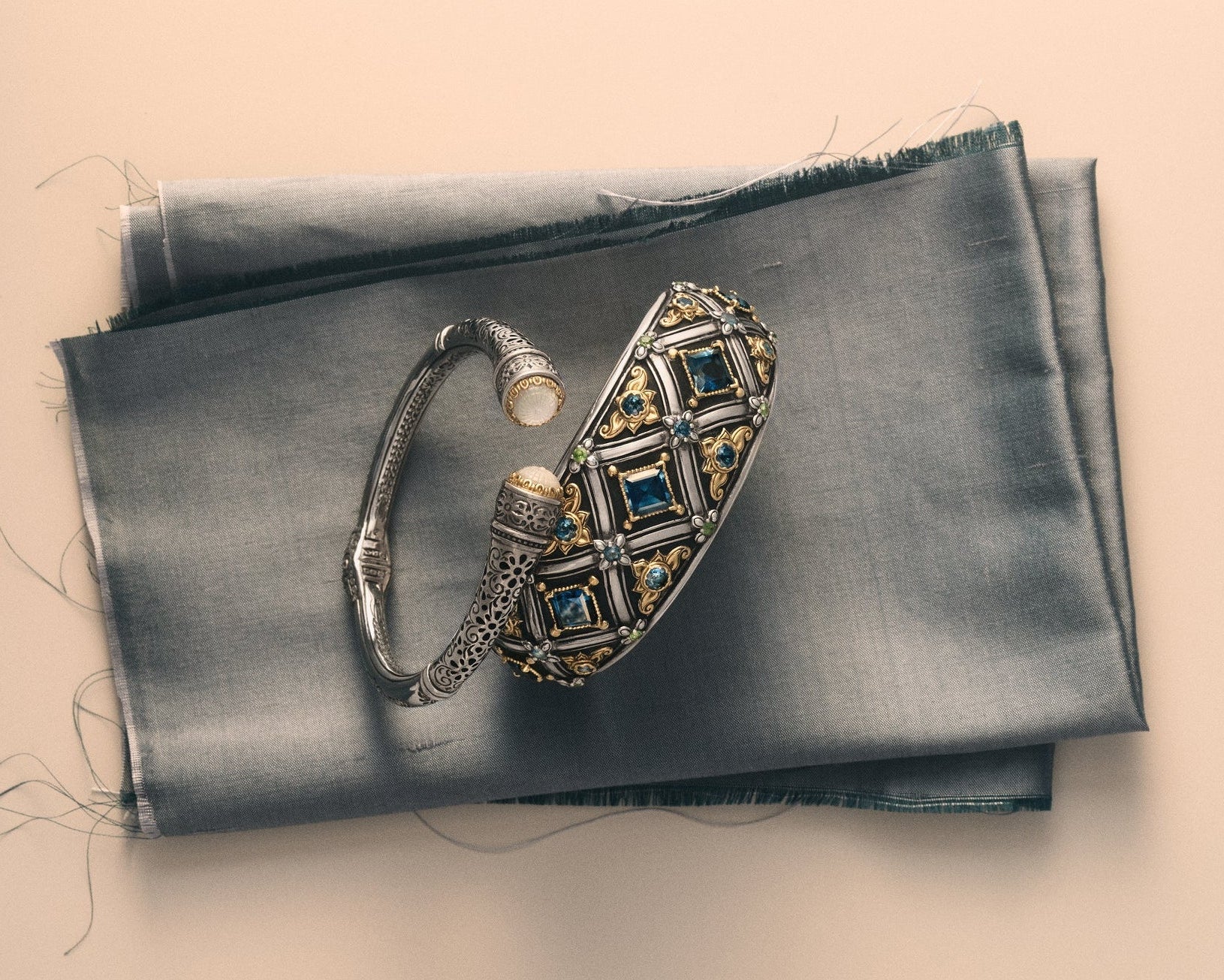 Bulgari B.Zero1 Sterling Silver Key Ring PC852173
