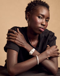 Hermès Heure H PM Stainless Steel Diamond Quartz Ladies Watch W046502WW00