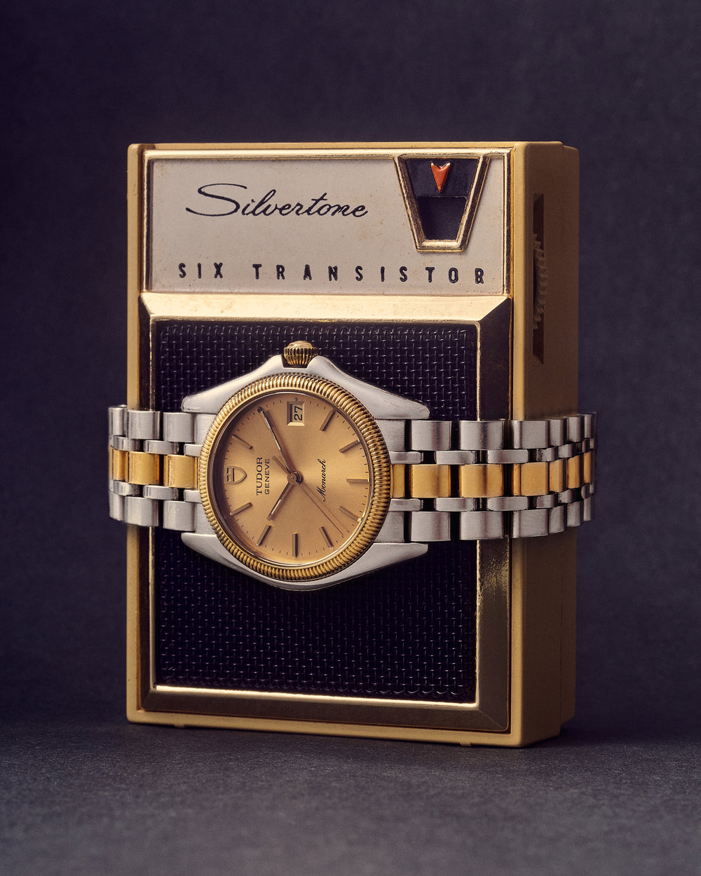 Tudor Geneve Monarch Stainless Steel & 18K Gold Quartz Unisex Watch 15733 - THE SOLIST