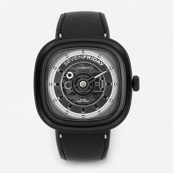 SevenFriday Black-T Stainless Steel Automatic Men's Watch T1-04