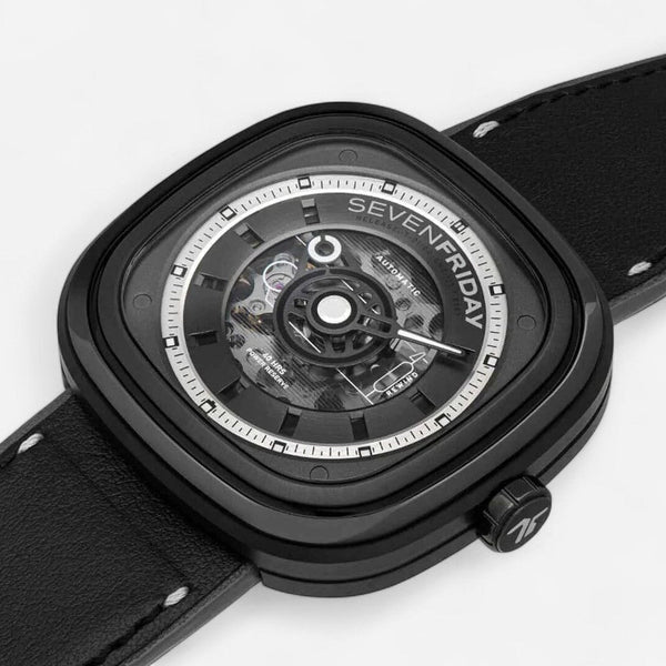 SevenFriday Black-T Stainless Steel Automatic Men's Watch T1-04
