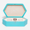 Rapport London Portobello Turquoise Leather Three Watch Box TA43