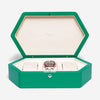 Rapport London Portobello Green Leather Three Watch Box TA44