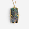 Amáli One of a Kind 18K Yellow Gold Boulder Opal Pendant Necklace N-3142-BOP