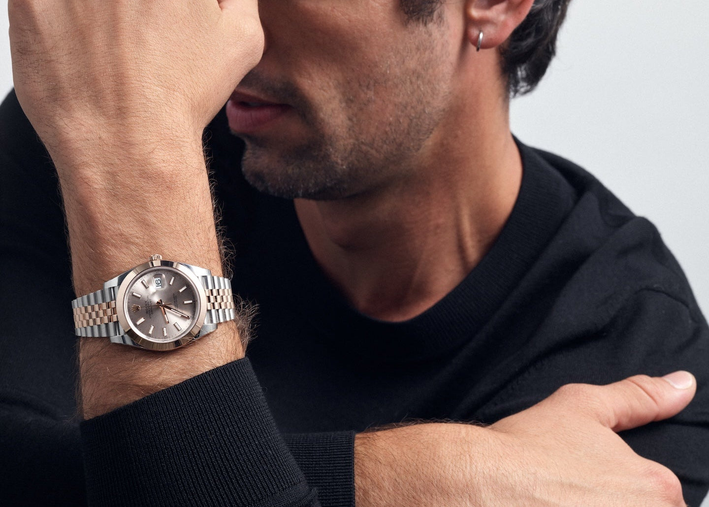 Man wearing watch