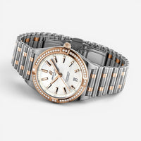 Breitling Chronomat Stainless Steel & 18K Rose Gold Quartz Ladies Watch U7731059