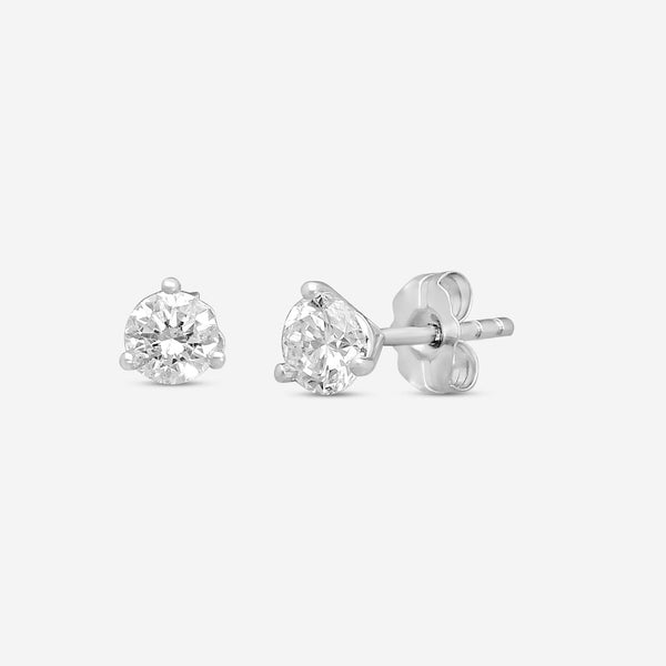 Ina Mar 14K White Gold Diamond Martini Stud Earrings ST1001D-FW-075F - THE SOLIST