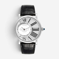 Cartier Rotonde Mystery 18K White Gold Manual Wind Men's Watch W1556224