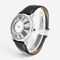 Cartier Rotonde Mystery 18K White Gold Manual Wind Men's Watch W1556224