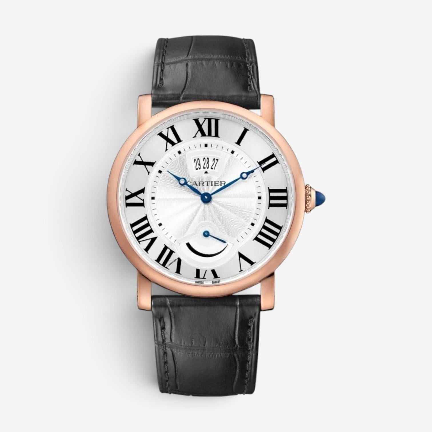 Cartier Rotonde 18K Rose Gold Manual Wind Men's Watch W1556252