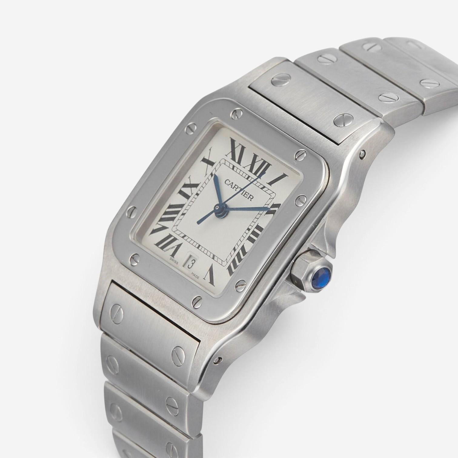 Cartier Santos Galbee Stainless Steel Quartz Men's Watch W20060D6