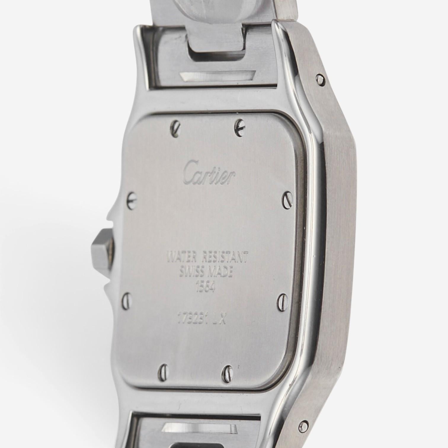 Cartier Santos Galbee Stainless Steel Quartz Men's Watch W20060D6