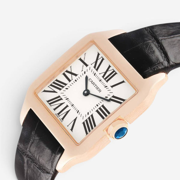 Cartier Santos Dumont 18K Rose Gold Quartz Men's Watch W2009251