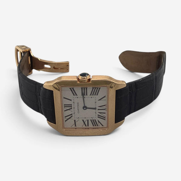 Cartier Santos Dumont 18K Rose Gold Quartz Men's Watch W2009251