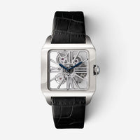 Cartier Santos Dumont Skeleton 18K White Gold Automatic Men's Watch W2020033