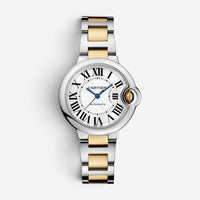 Cartier Ballon Bleu 18K Yellow Gold & Steel Automatic Ladies Watch W2BB0002