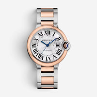 Cartier Ballon Bleu 18K Rose Gold & Steel Automatic Unisex Watch W2BB0003