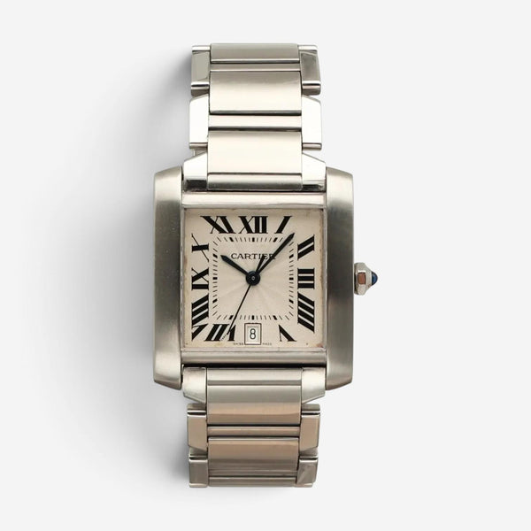 Cartier Tank Francaise Stainless Steel Automatic Men's Watch W51002Q3