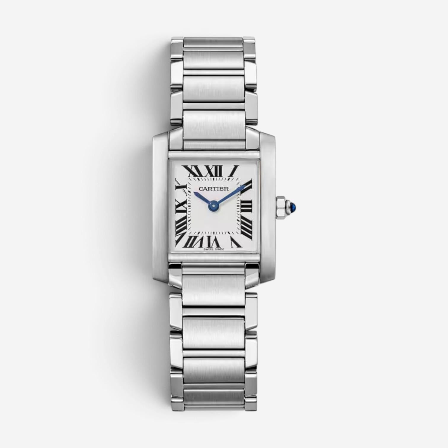 Cartier Tank Francaise Stainless Steel Quartz Ladies Watch W51008Q3