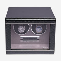Rapport London Formula Quad Watch Winder in Carbon Fibre Finish W562 - THE SOLIST