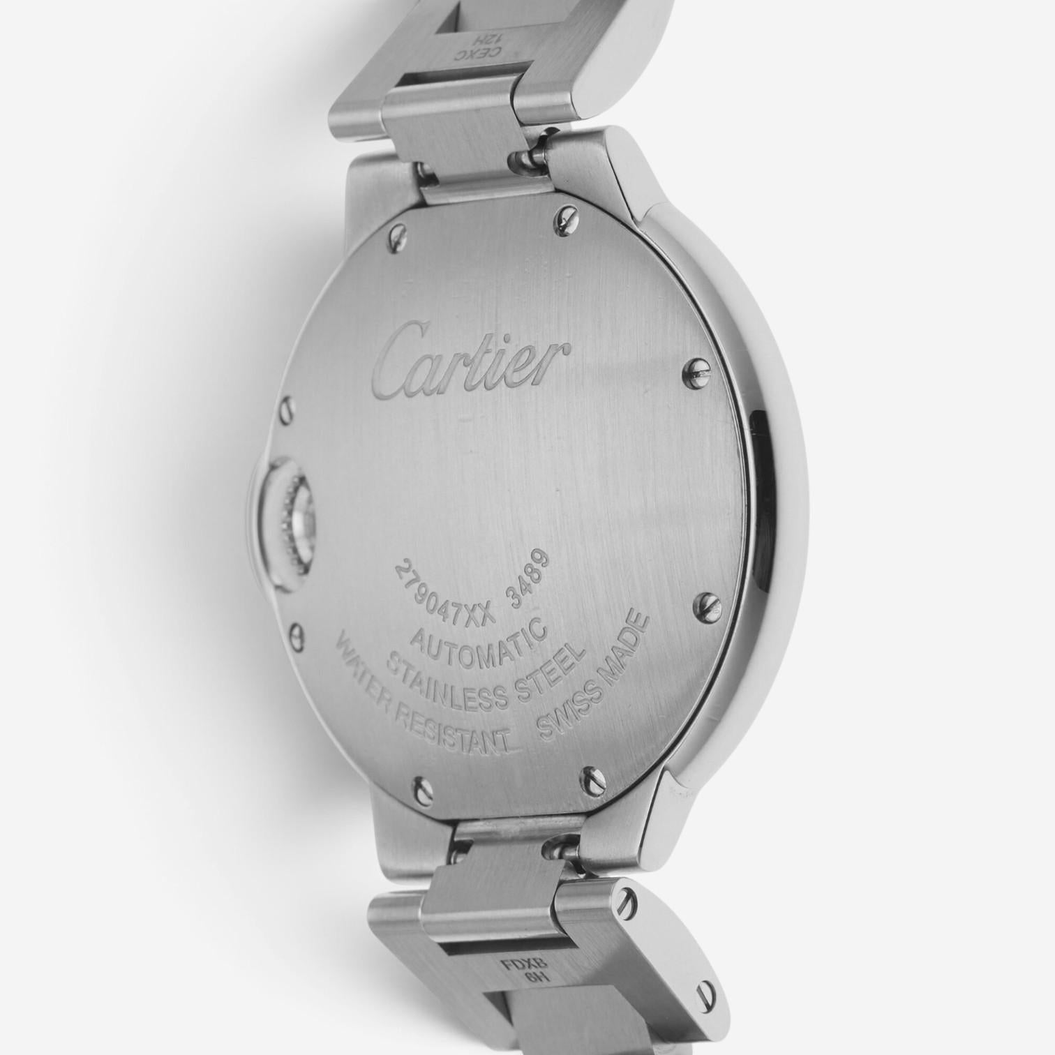 Cartier Ballon Bleu Stainless Steel Automatic Ladies Watch W6920100