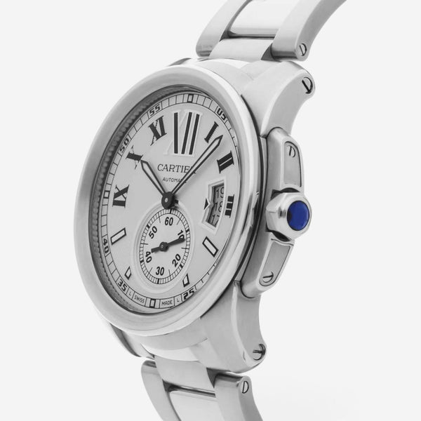 Cartier Calibre De Cartier Stainless Steel Automatic Men's Watch W7100015
