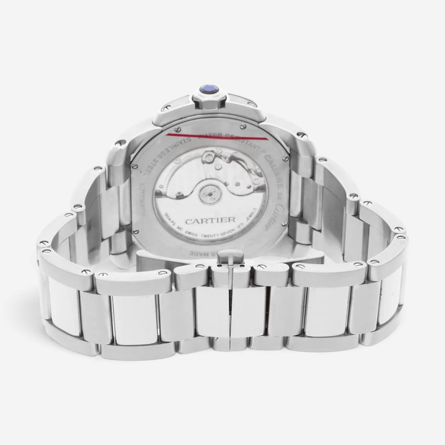 Cartier Calibre De Cartier Stainless Steel Automatic Men's Watch W7100015