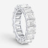 Diana M. Jewels Platinum Diamond Eternity Band Ring Sz. 5.75 WB5318