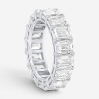 Diana M. Jewels Platinum Diamond Eternity Band Ring Sz. 5.75 WB5318