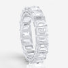 Diana M. Jewels Platinum Diamond Eternity Band Ring Sz. 6 WB5324