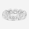 Diana M. Jewels 18K White Gold Diamond Eternity Band Ring WB5415