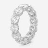 Diana M. Jewels 18K White Gold Diamond Eternity Band Ring WB5415